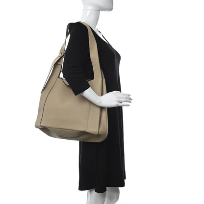 Mulberry Small Classic Grain Calfskin Marloes Hobo Light Dune 2 of 12