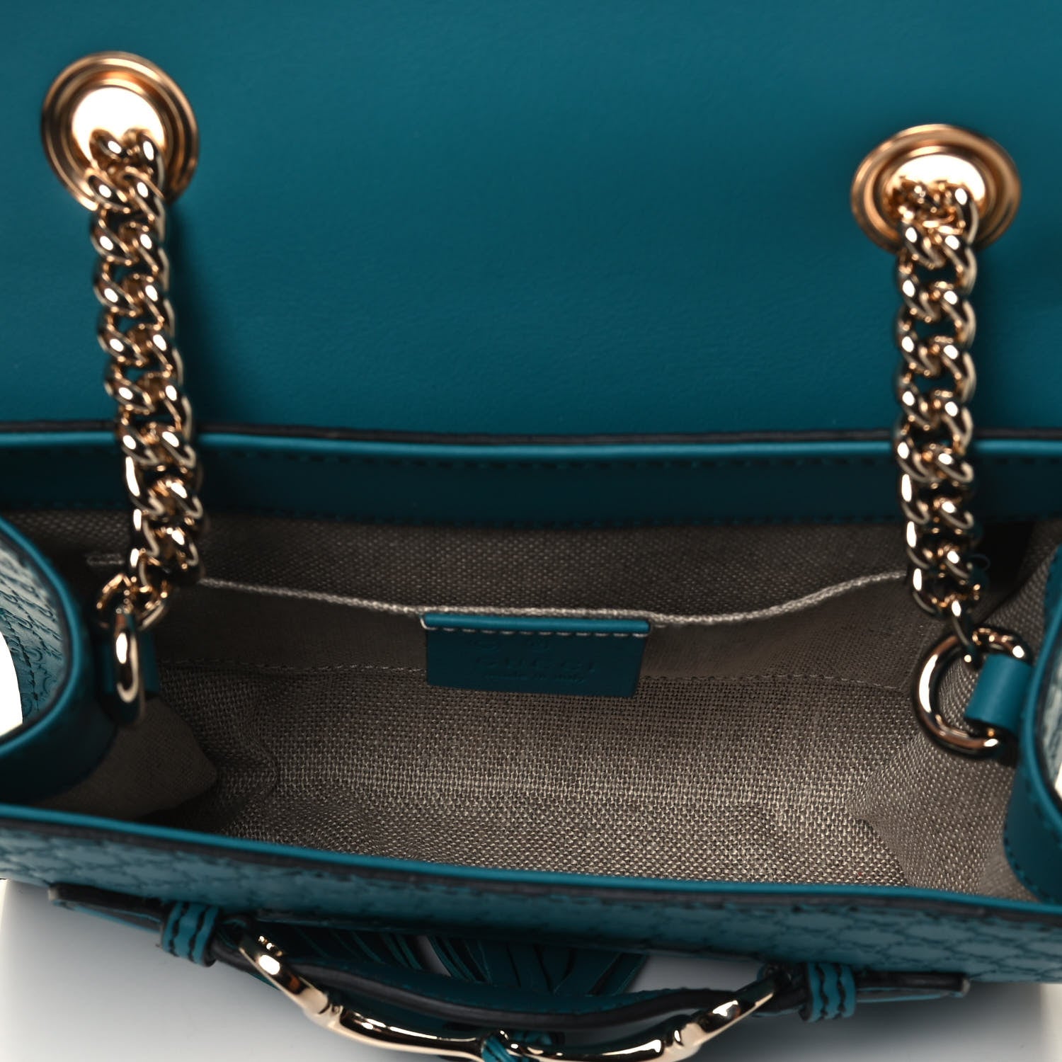 Gucci Microguccissima Mini Emily Shoulder Bag Deep Cobalt 4 of 4