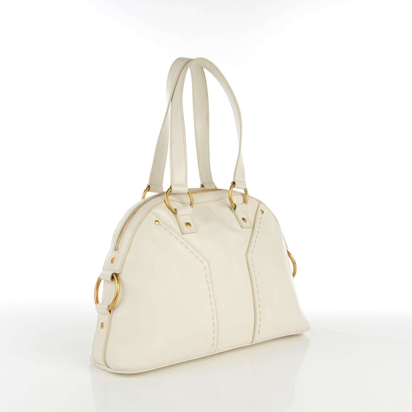 Calfskin Medium Muse Ivory