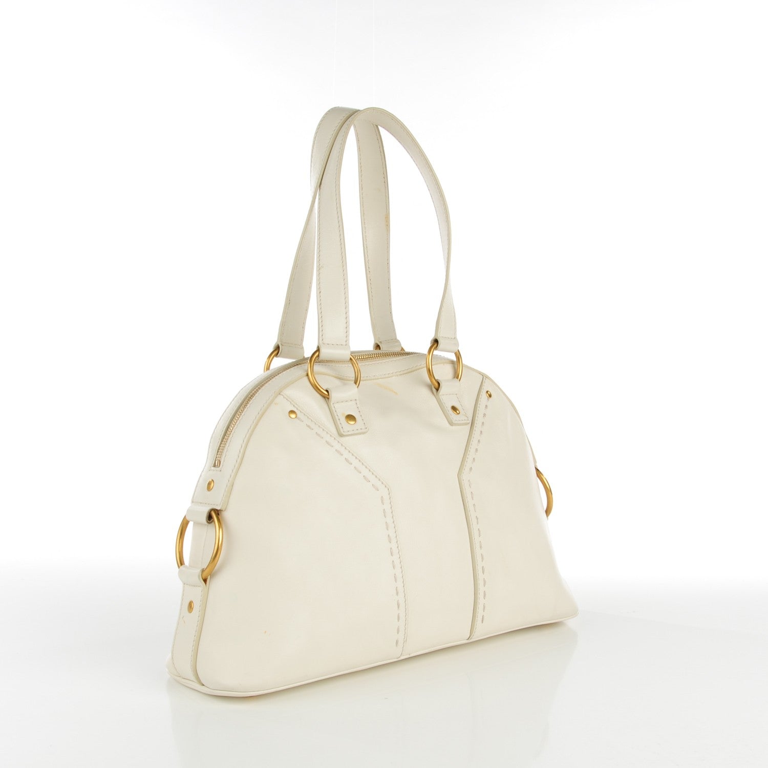Saint Laurent Calfskin Medium Muse Ivory 3 of 11