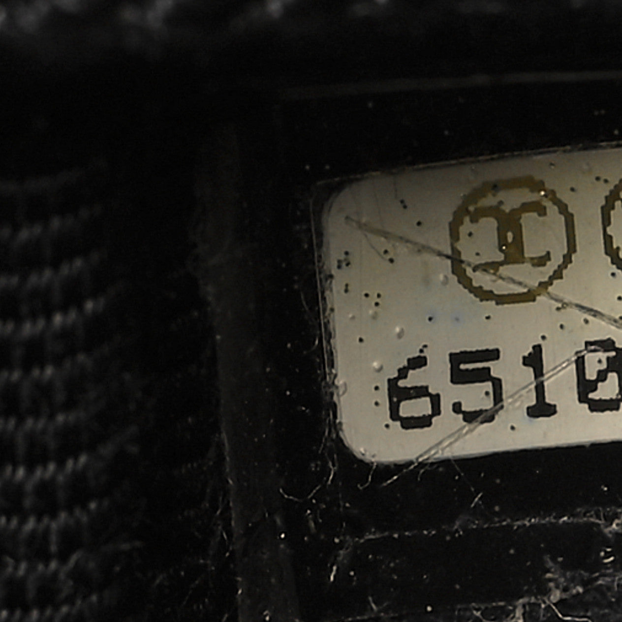 Patent Perforated CC Tote Black