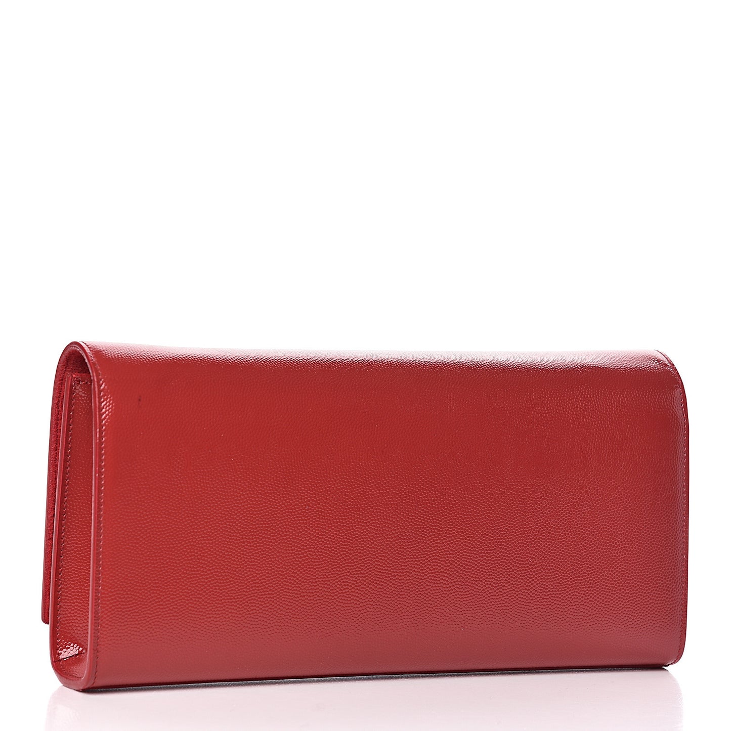 Grain De Poudre Classic Monogram Cassandre Clutch Rouge Orient