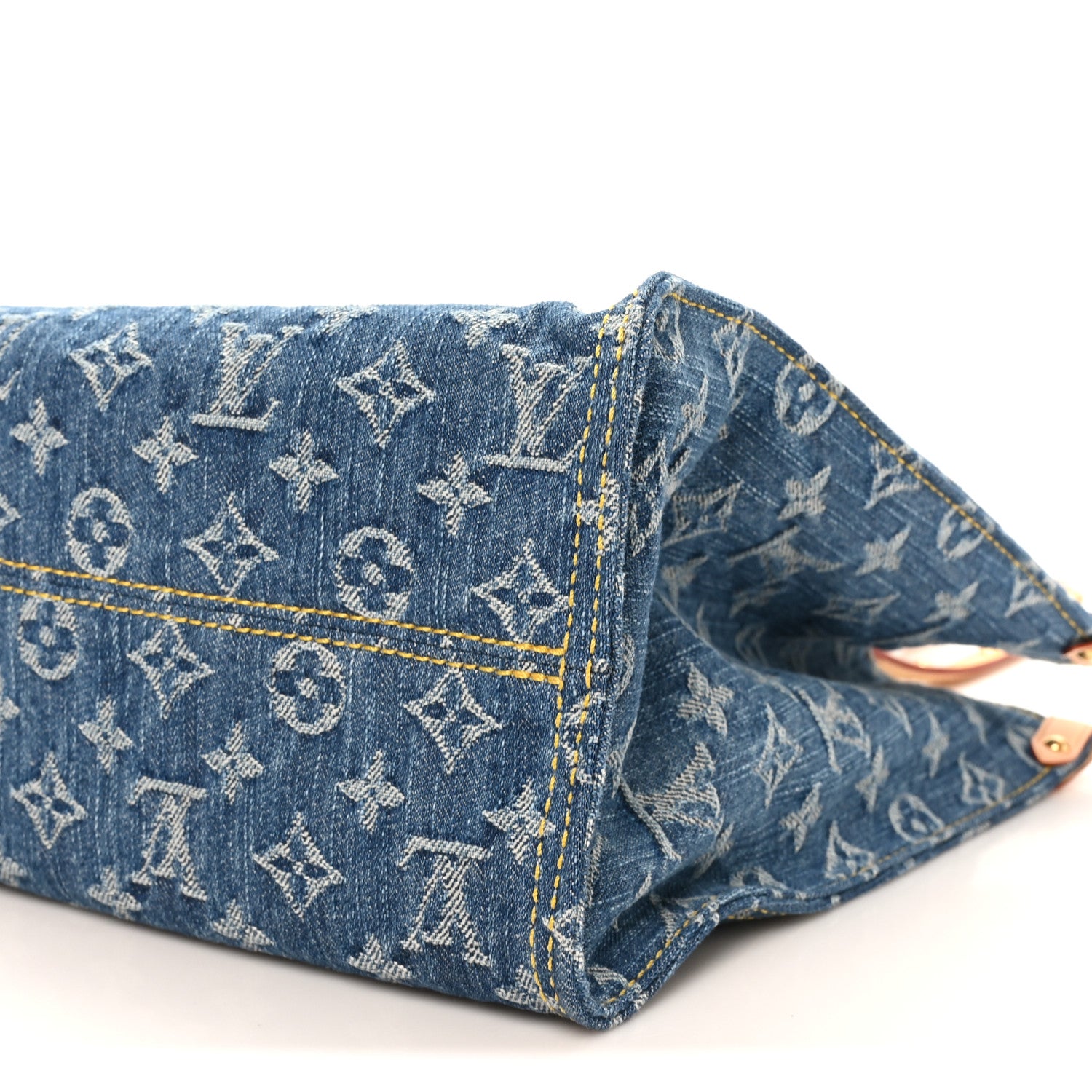 Louis Vuitton Monogram Denim Onthego MM Blue 9 of 9