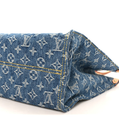 Louis Vuitton Monogram Denim Onthego MM Blue 9 of 9