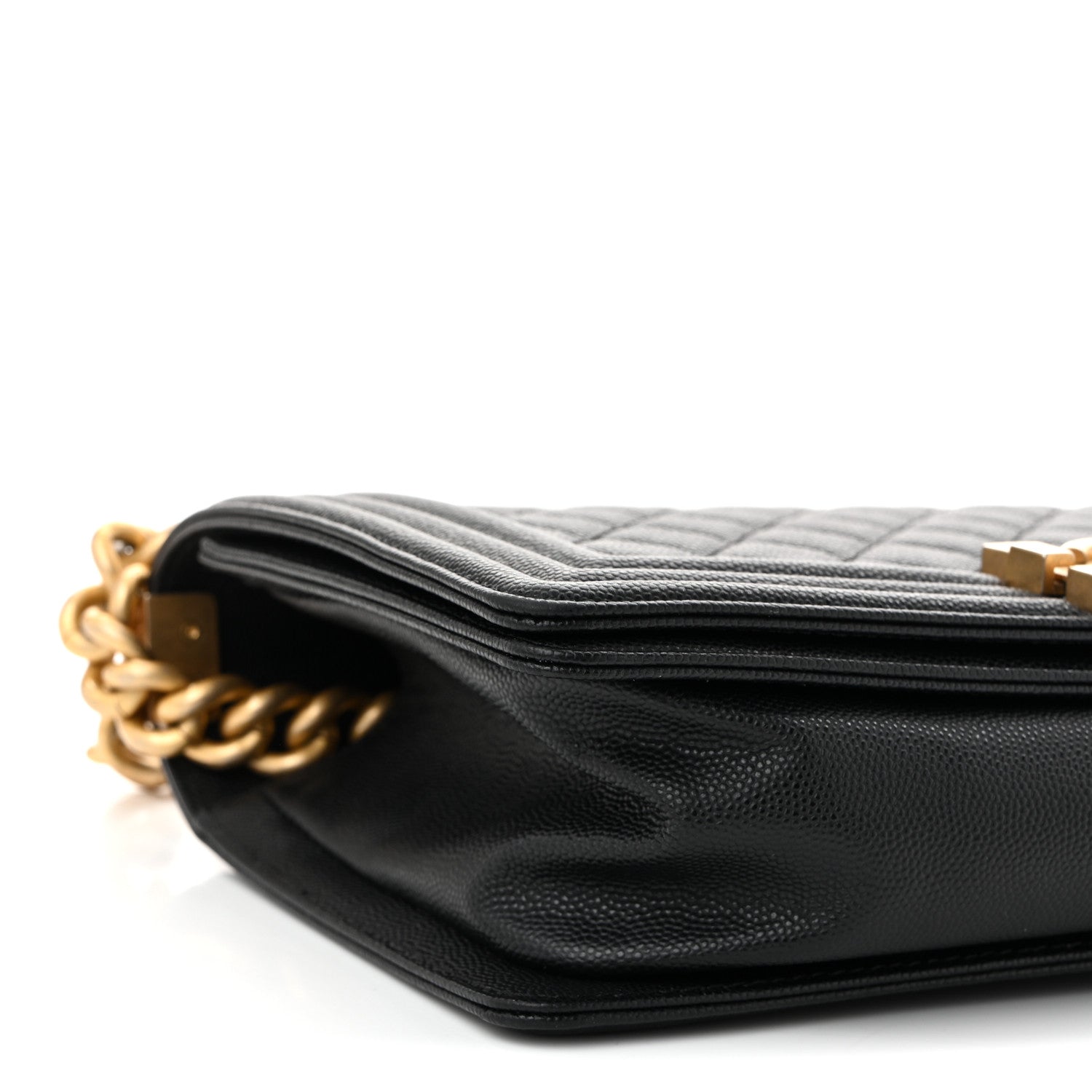 Chanel Caviar Quilted Medium Boy Flap Black 9 of 10