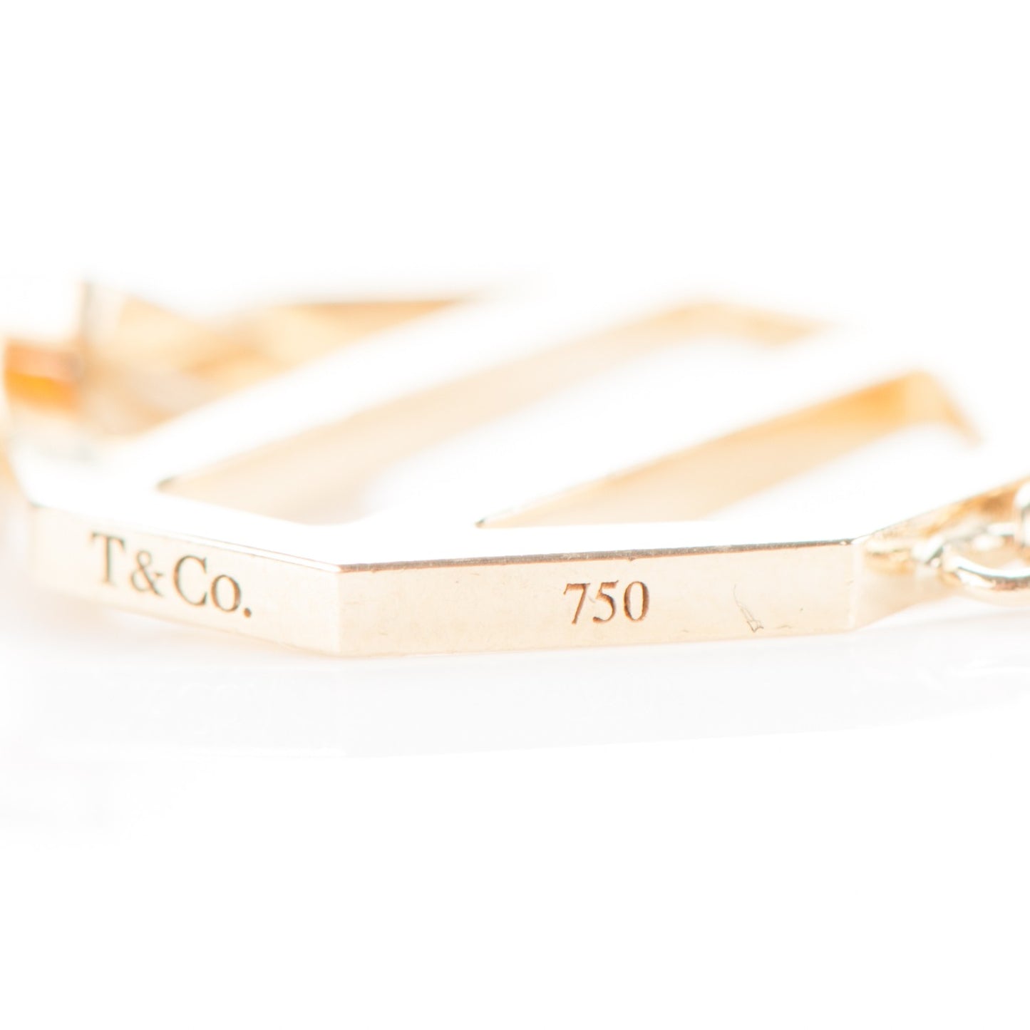 18K Yellow Gold Medium Zellige Link Bracelet