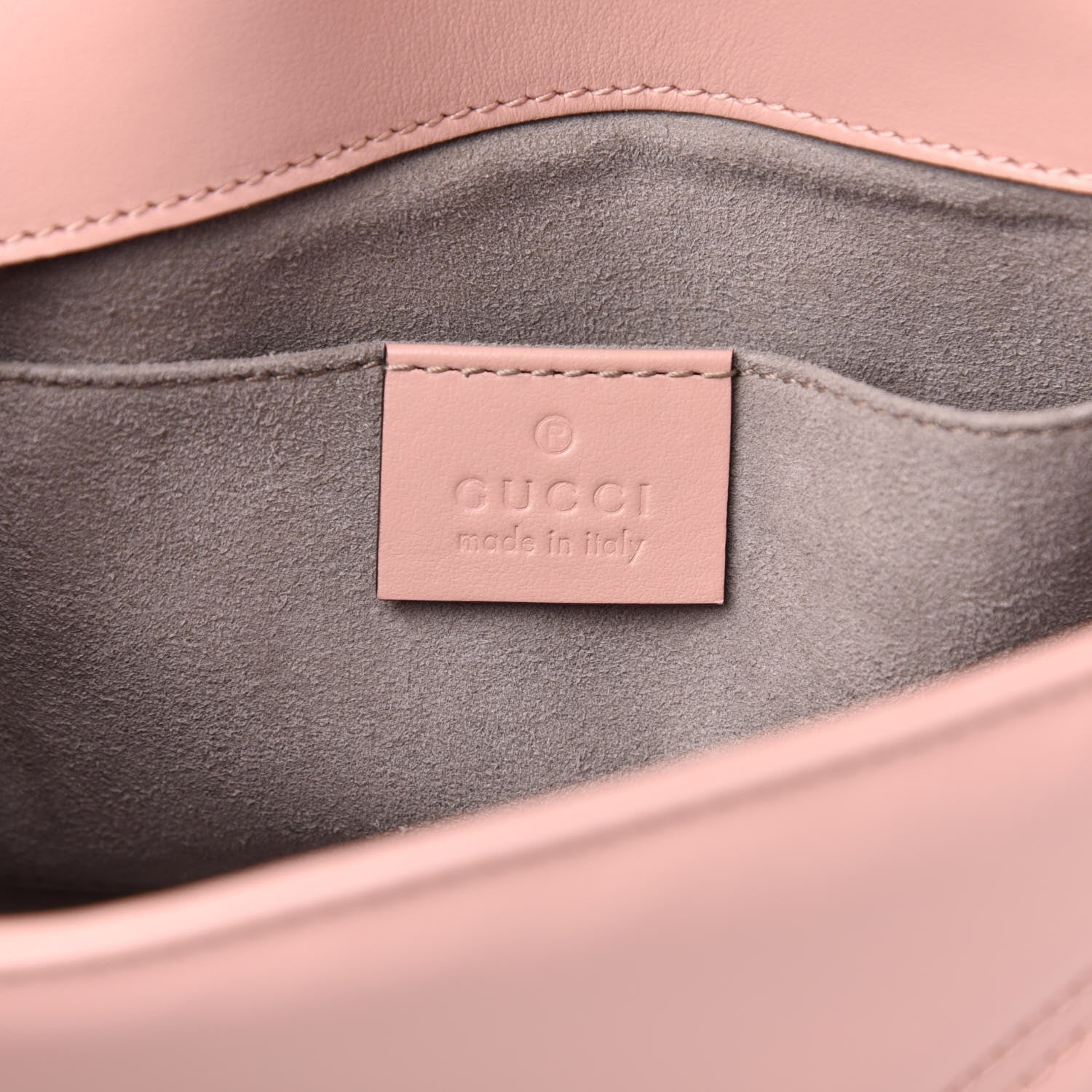 Gucci Calfskin Matelasse Mini GG Marmont Shoulder Bag Perfect Pink 7 of 12