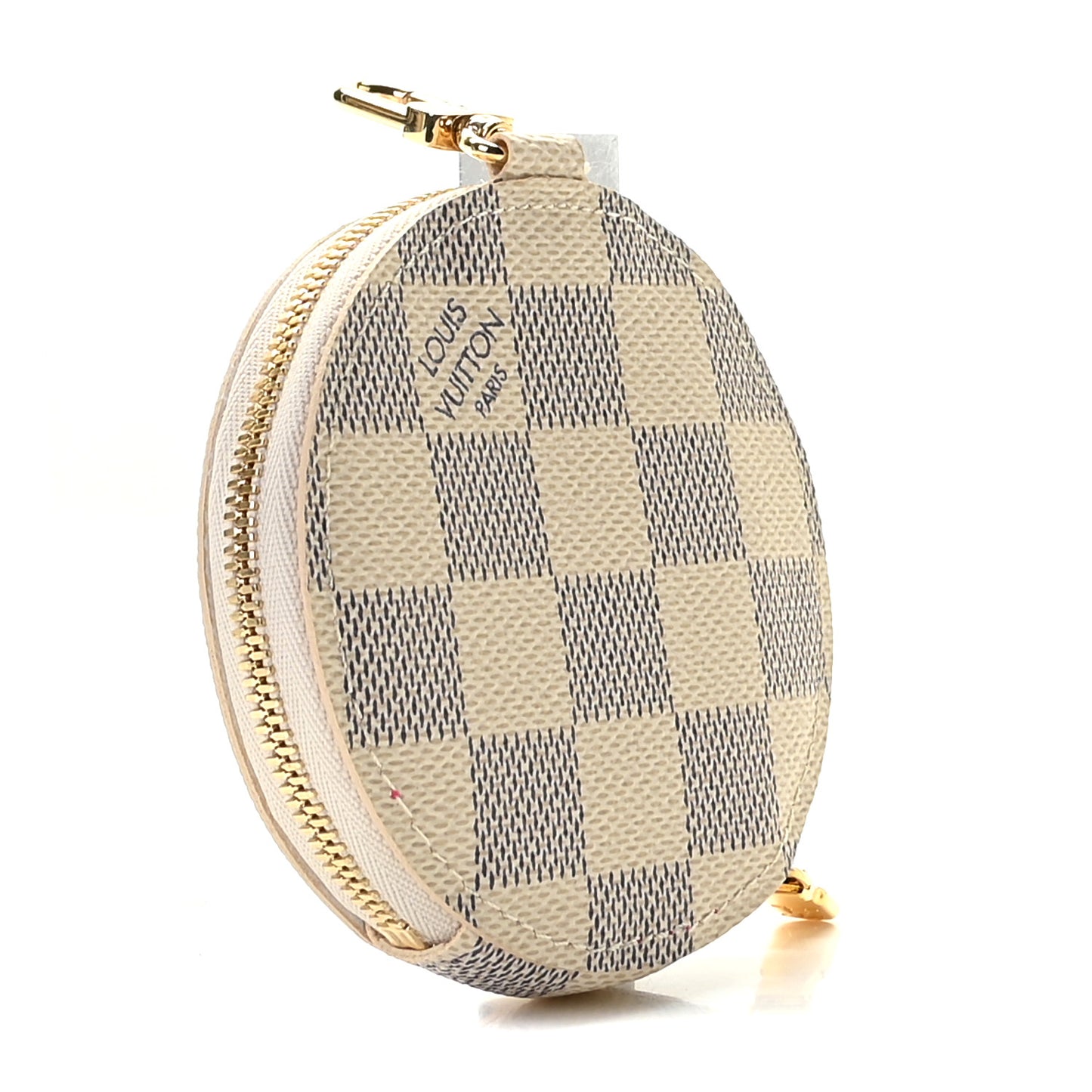 Damier Azur 2021 Christmas Animation Hollywood Bag Charm Fuchsia