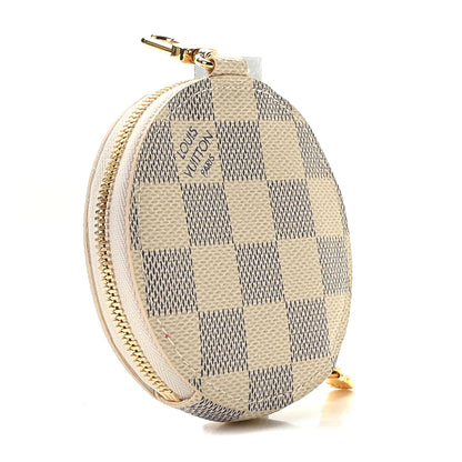 Louis Vuitton Damier Azur 2021 Christmas Animation Hollywood Bag Charm Fuchsia 3 of 9