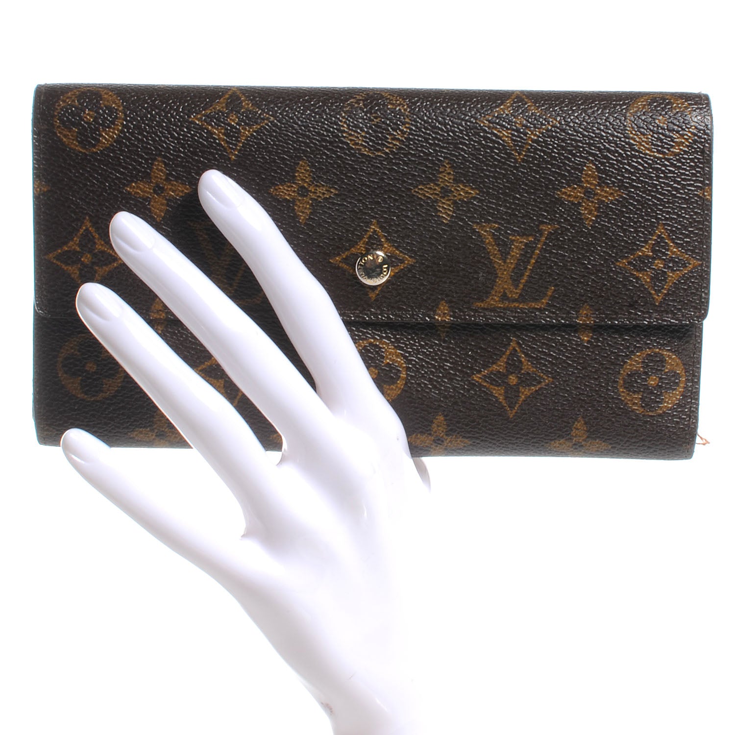 Louis Vuitton Monogram Porte Tresor International Wallet 2 of 8
