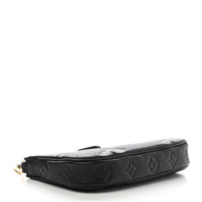 Louis Vuitton Empreinte Monogram Giant Multi Pochette Accessories Mini Pochette Black 3 of 5
