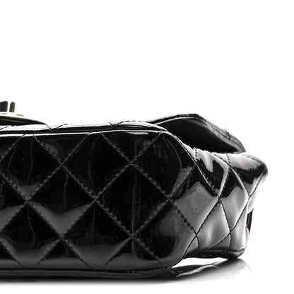 Chanel Patent Calfskin Quilted Mini Rectangular Flap Black 10 of 10