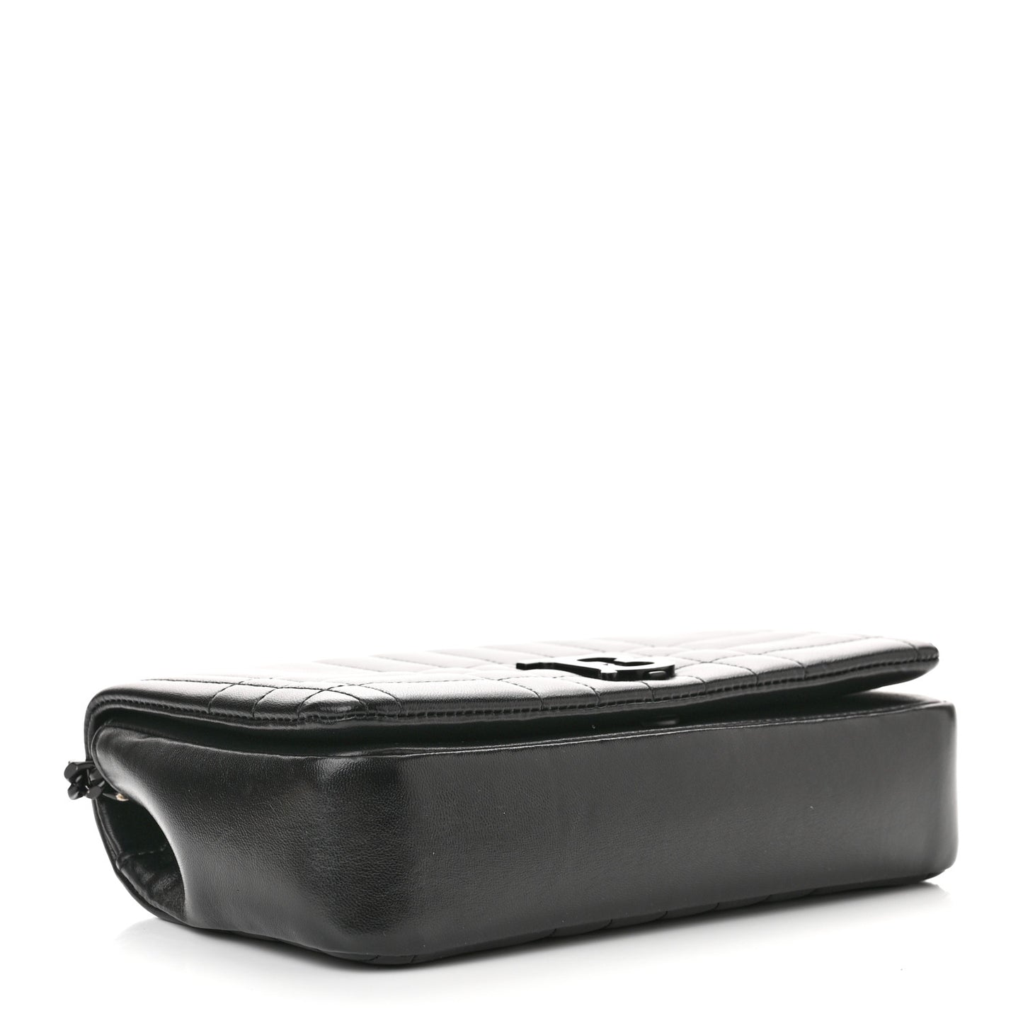 Lambskin Quilted Small Lola Bag Black