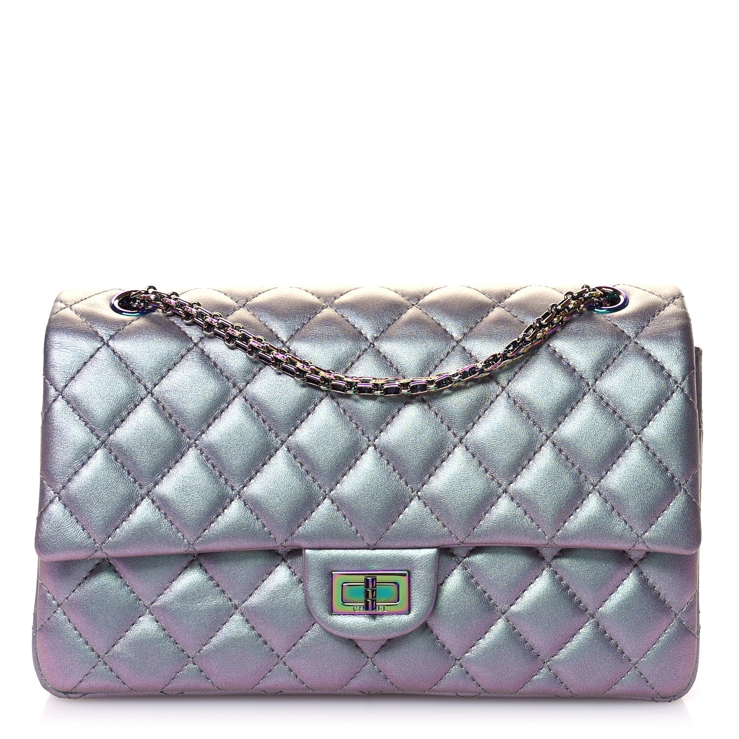 Chanel Iridescent Lambskin Quilted 2.55 Reissue 226 Flap Light Purple 1 of 10
