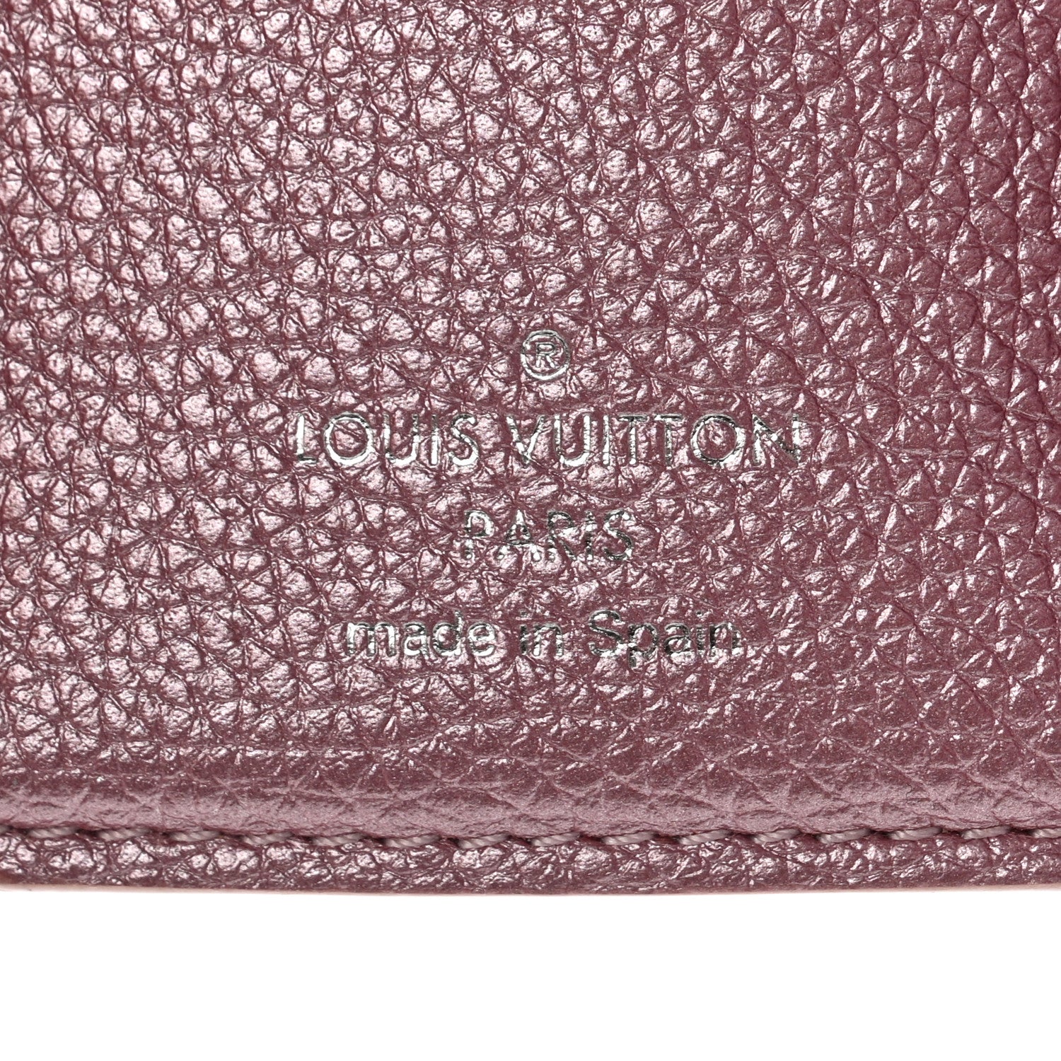 Louis Vuitton Metallic Calfskin Lockmini Wallet Pink 7 of 13