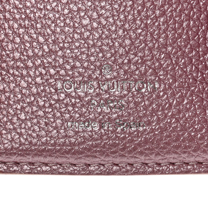 Louis Vuitton Metallic Calfskin Lockmini Wallet Pink 7 of 13