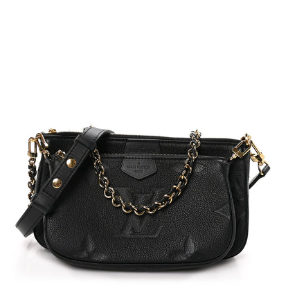 Louis Vuitton Empreinte Monogram Giant Multi Pochette Accessories Black 1 of 11