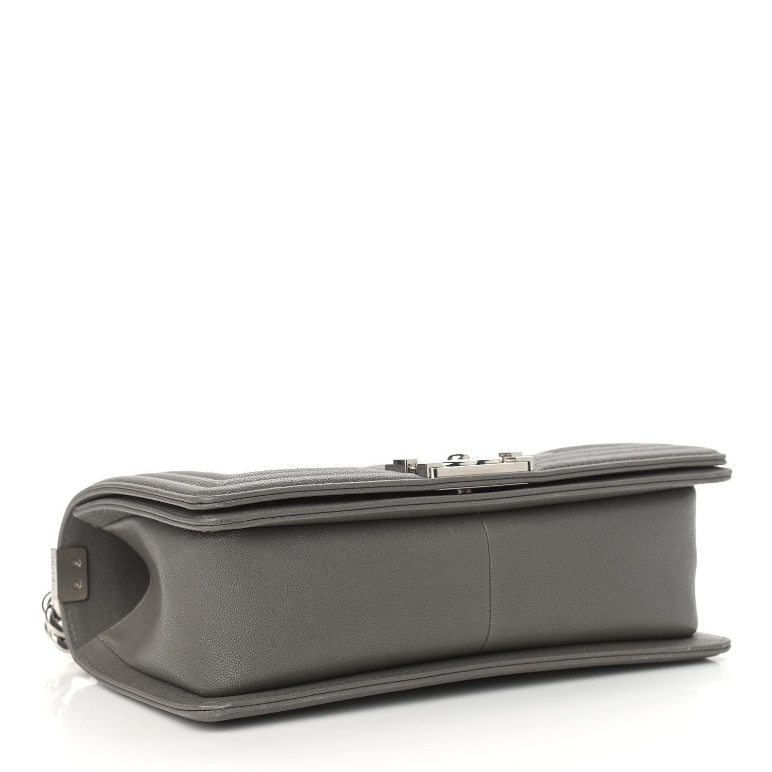 Chanel Caviar Quilted Medium Boy Flap Grey 4 of 11