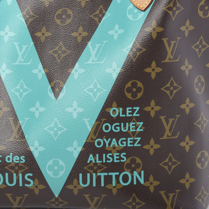 Louis Vuitton Monogram V Neverfull MM Turquoise 10 of 10