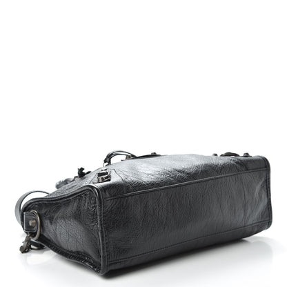 Balenciaga Agneau Classic Hardware Graffiti Handles S City Black 5 of 12