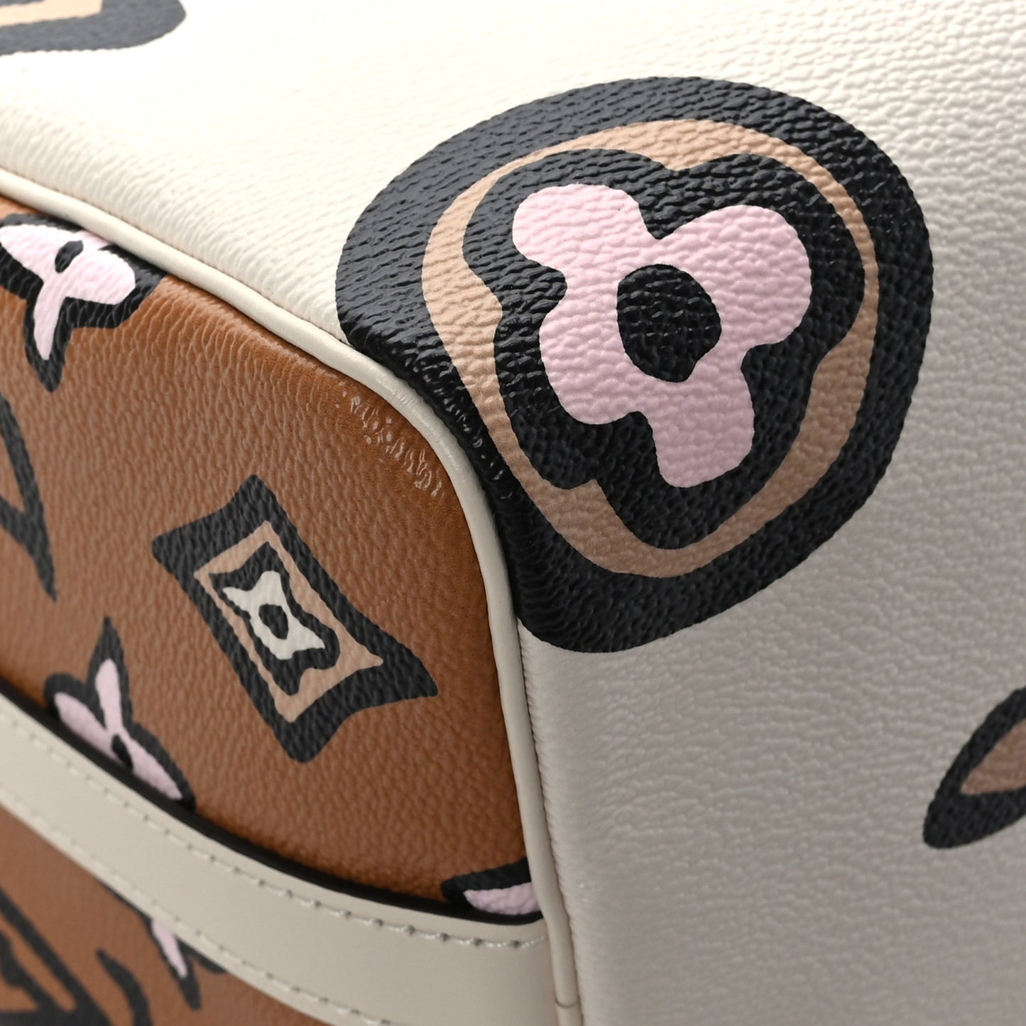 Monogram Giant Wild At Heart Speedy Bandouliere 25 Creme