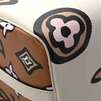 Louis Vuitton Monogram Giant Wild At Heart Speedy Bandouliere 25 Creme 9 of 10