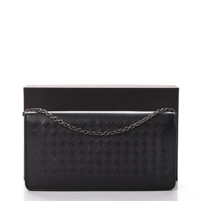 Bottega Veneta Nappa Intrecciato Continental Chain Wallet Nero Black 10 of 10