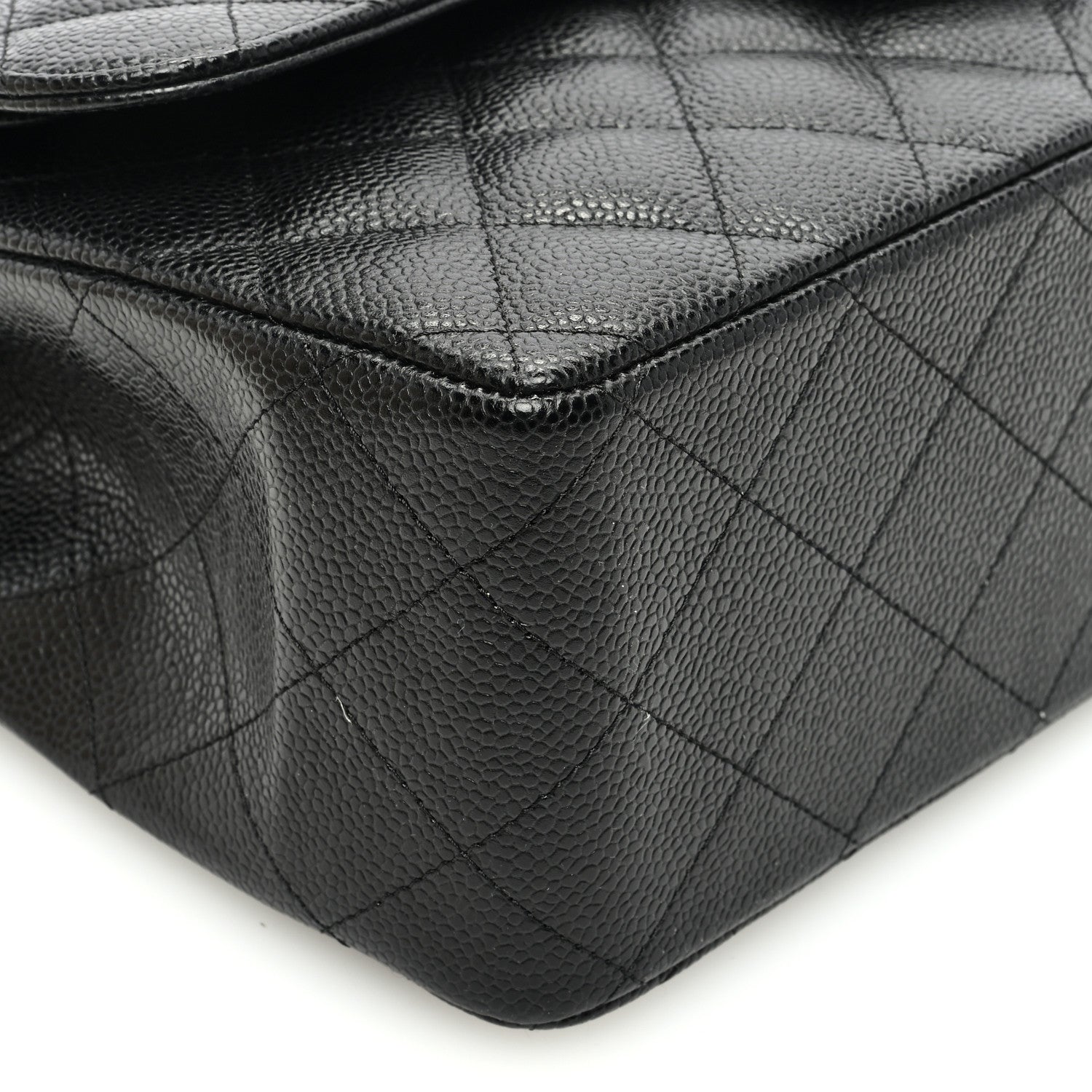 Chanel Caviar Quilted Jumbo Double Flap Black 8 of 9