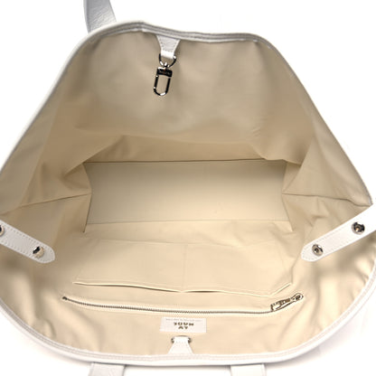 Louis Vuitton X NIGO Calfskin Tiger Journey Tote White 5 of 9