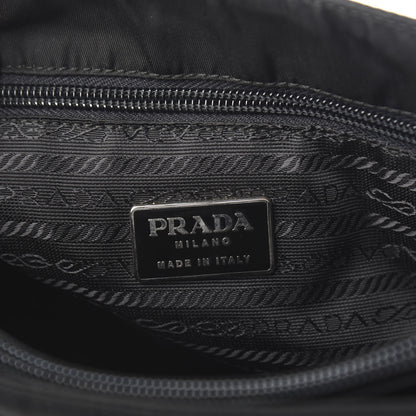 Prada Tessuto Nylon Chain Shoulder Bag Black 5 of 8
