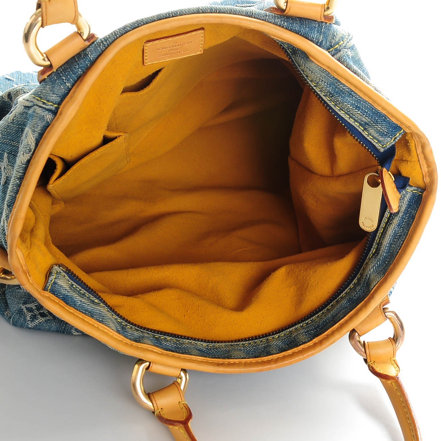 Louis Vuitton Denim Neo Cabby GM Blue 5 of 9
