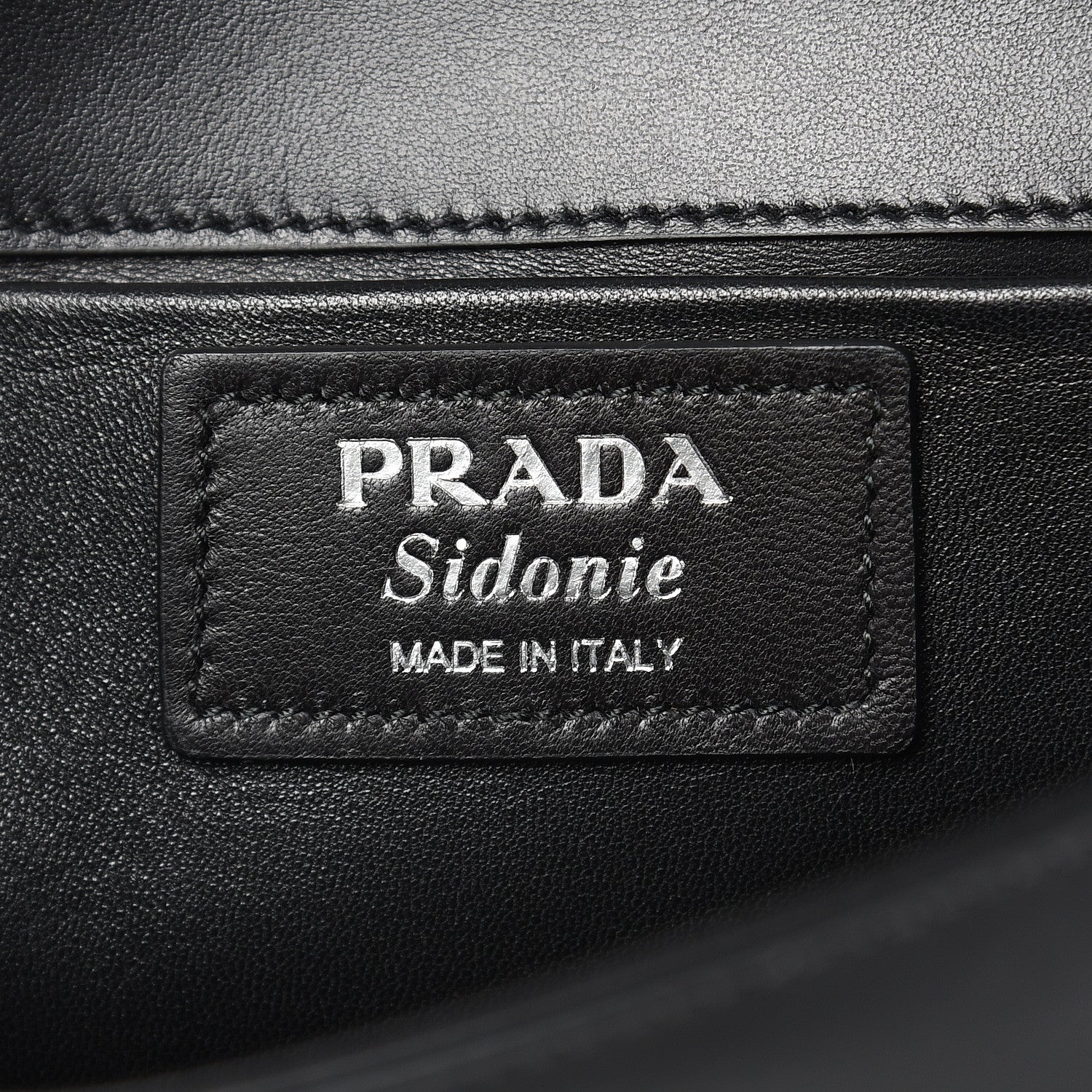 Prada City Calfskin Sidonie Shoulder Bag Black 6 of 11