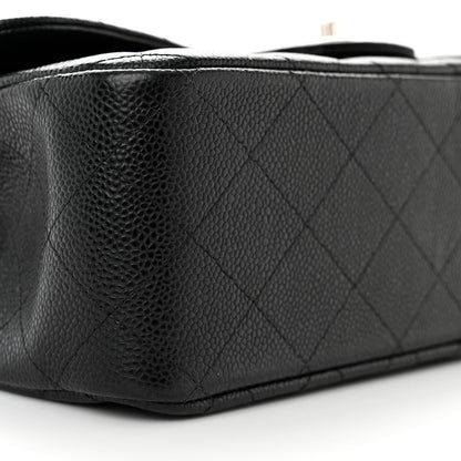 Chanel Caviar Quilted Jumbo Double Flap Black 9 of 10