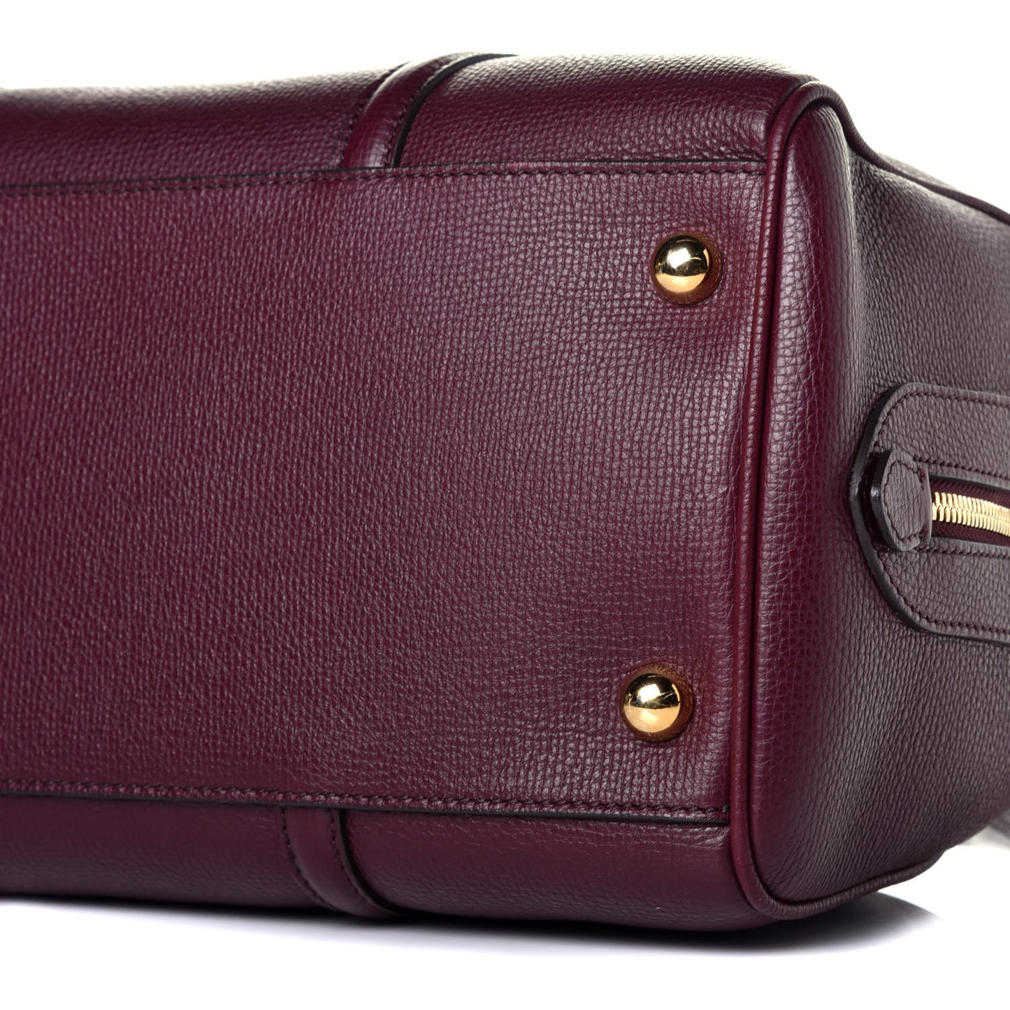 Derby Calfskin Medium Alchester Bowling Bag Mahogany Red