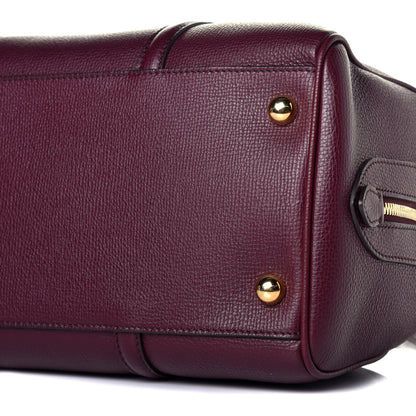 Burberry Derby Calfskin Medium Alchester Bowling Bag Mahogany Red 9 of 9