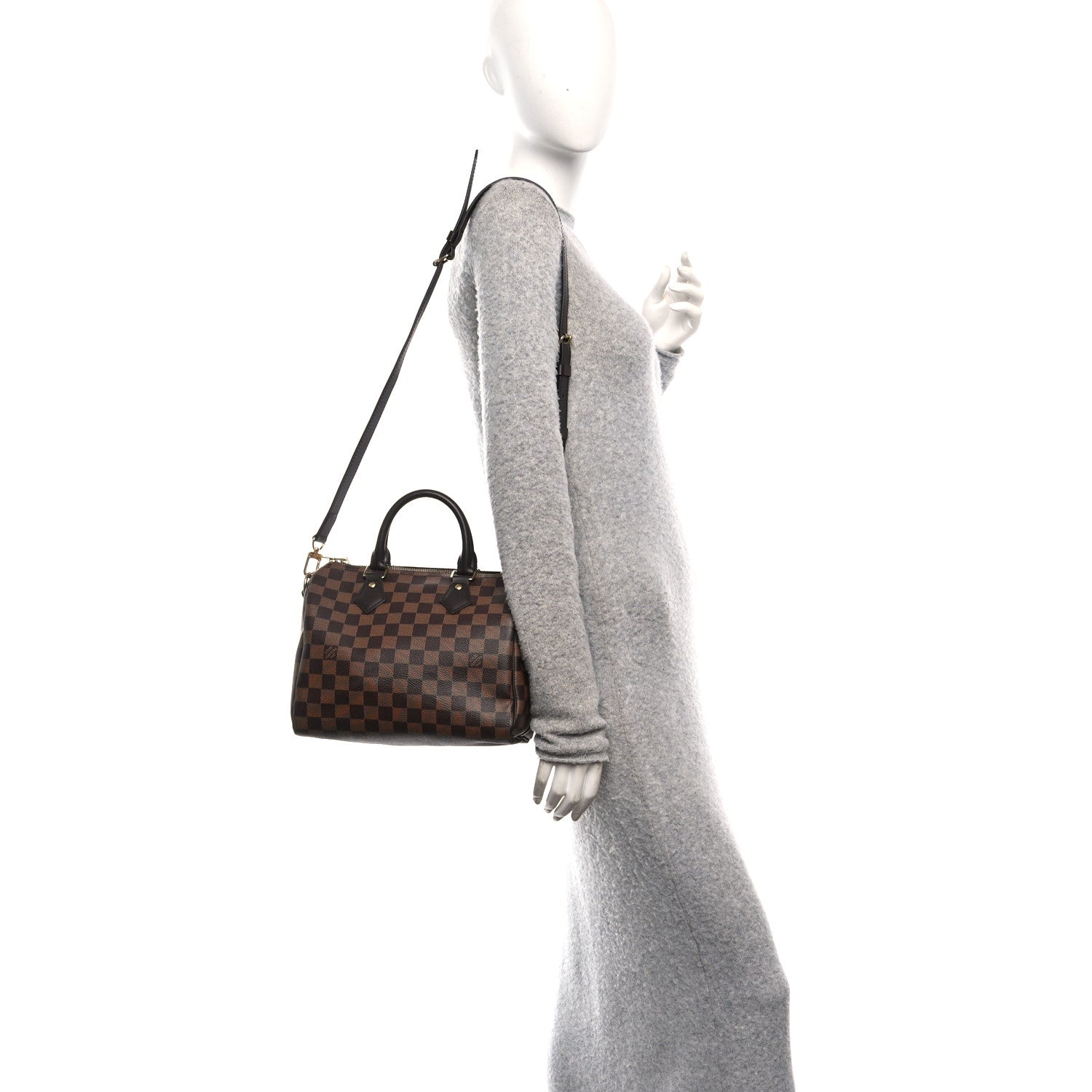 Louis Vuitton Damier Ebene Speedy Bandouliere 25 2 of 11