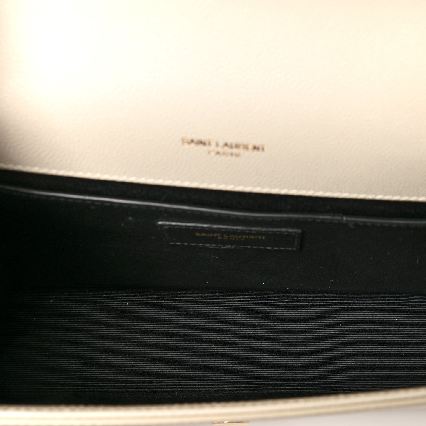 Grain De Poudre Medium Classic Monogram Kate Satchel Crema Soft