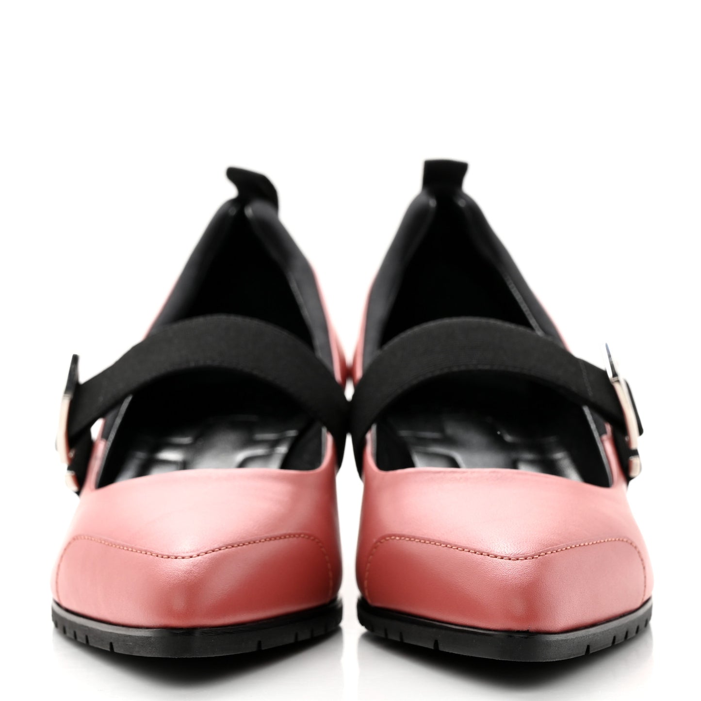 Nappa Elastic Mary Jane Pumps 37.5