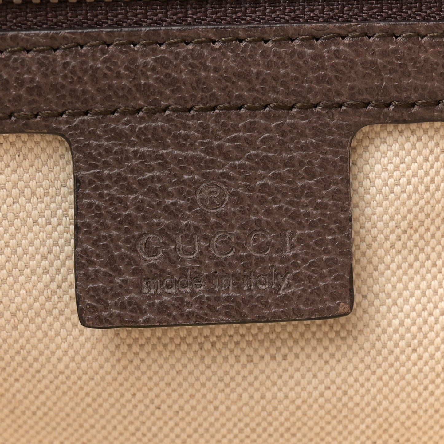 GG Supreme Monogram Web Small Ophidia Half Moon Hobo Brown