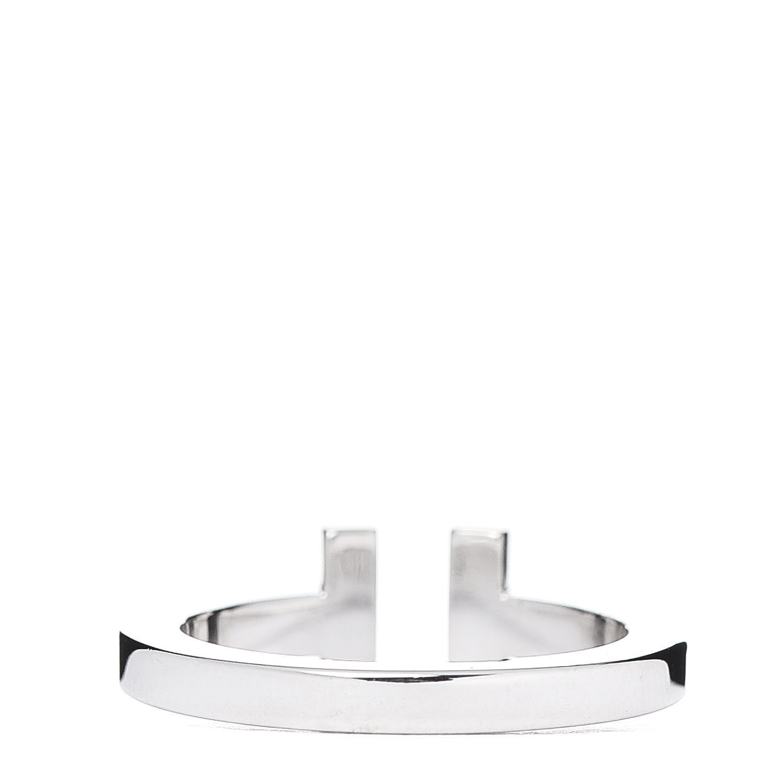 Tiffany Sterling Silver T Square Ring 55 7.25 3 of 5