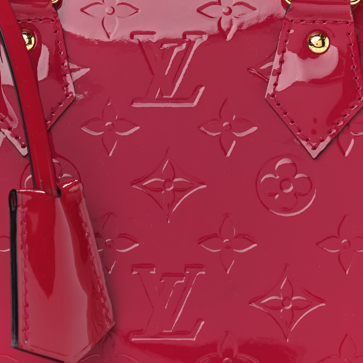 Louis Vuitton Vernis Alma BB Rose Indien 8 of 10