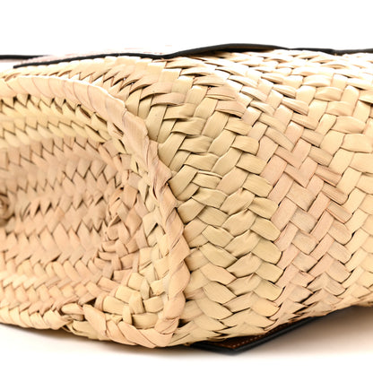 Loewe Raffia Small Basket Tote Bag Natural Tan 9 of 9