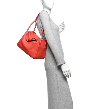 Hermes Taurillon Clemence Lindy 30 Rose Jaipur 2 of 10