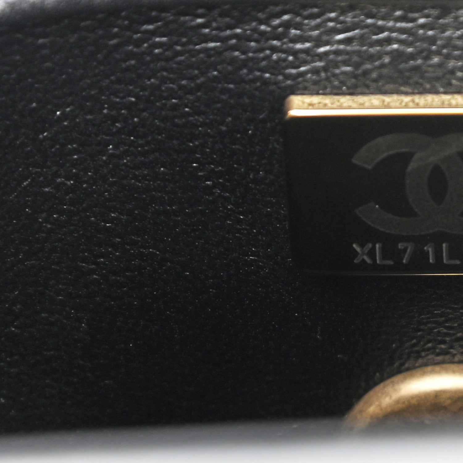 Chanel Calfskin Crystal Quilted Extra Mini Coco Handle Flap Black 7 of 10