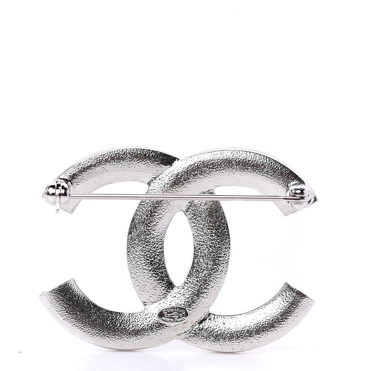 Crystal Palais Garnier CC Brooch Silver