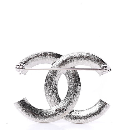 Chanel Crystal Palais Garnier CC Brooch Silver 3 of 5