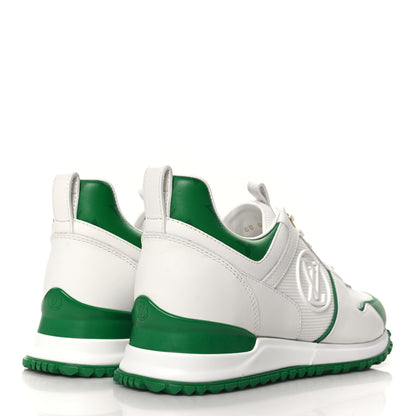 Louis Vuitton Calfskin Monogram Run Away Sneakers 37 White Green 5 of 9