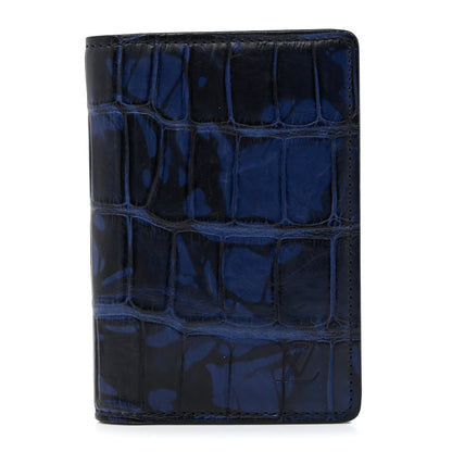 Louis Vuitton Alligator Pocket Organizer Blue 1 of 11