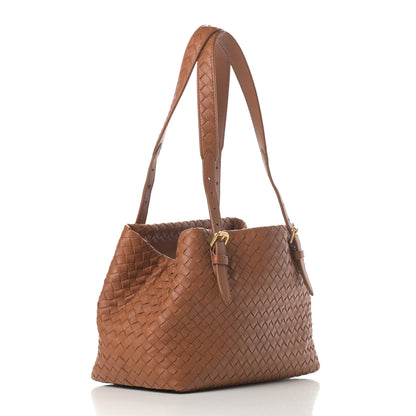 Bottega Veneta Nappa Intrecciato Seamless Tote Dark Calvados 3 of 10