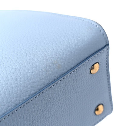 Burberry Grainy Calfskin Mini Frances Tote Pale Blue 8 of 8